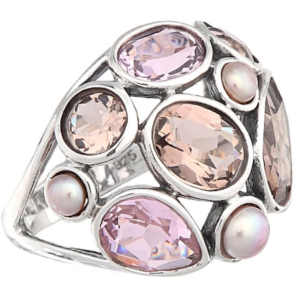 R2442 Silpada Sterling Sweet Embrace Ring Size 6 74$